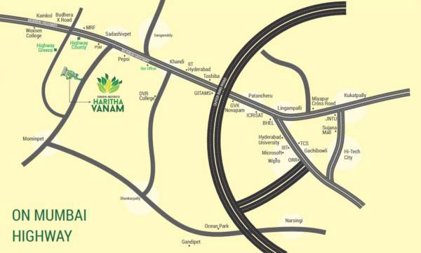  rrr-harithavanam-phase-3 Location Plan