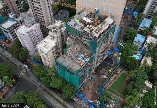 shreeji-skyrise-tower Sky Rise Tower Construction Status June-24