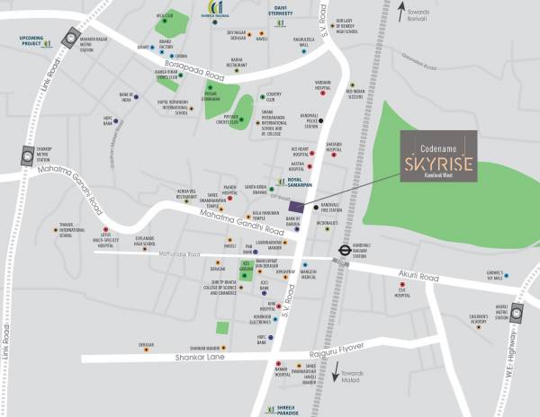  shreeji-skyrise-tower Location Plan