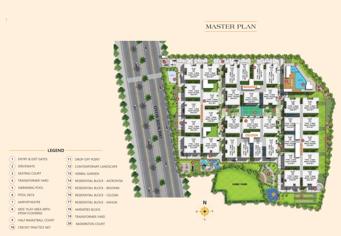  exotica begonia Master Plan