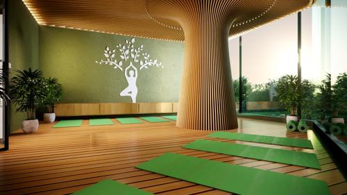  exotica-begonia Yoga/ Meditation Area