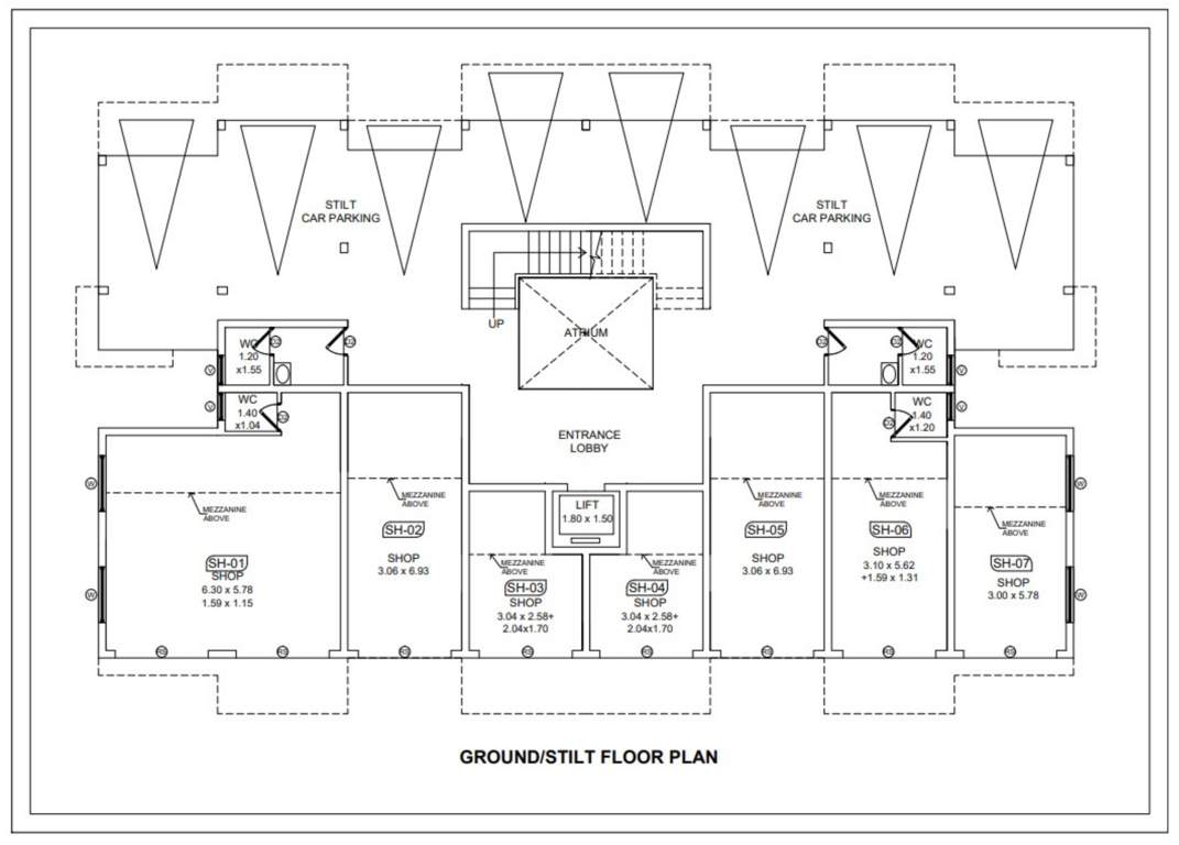  nature height residency Nature Height Residency Cluster Plan for ground Floor