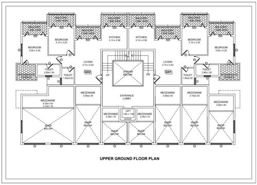 nature-height-residency Nature Height Residency Cluster Plan for Upper ground Floor