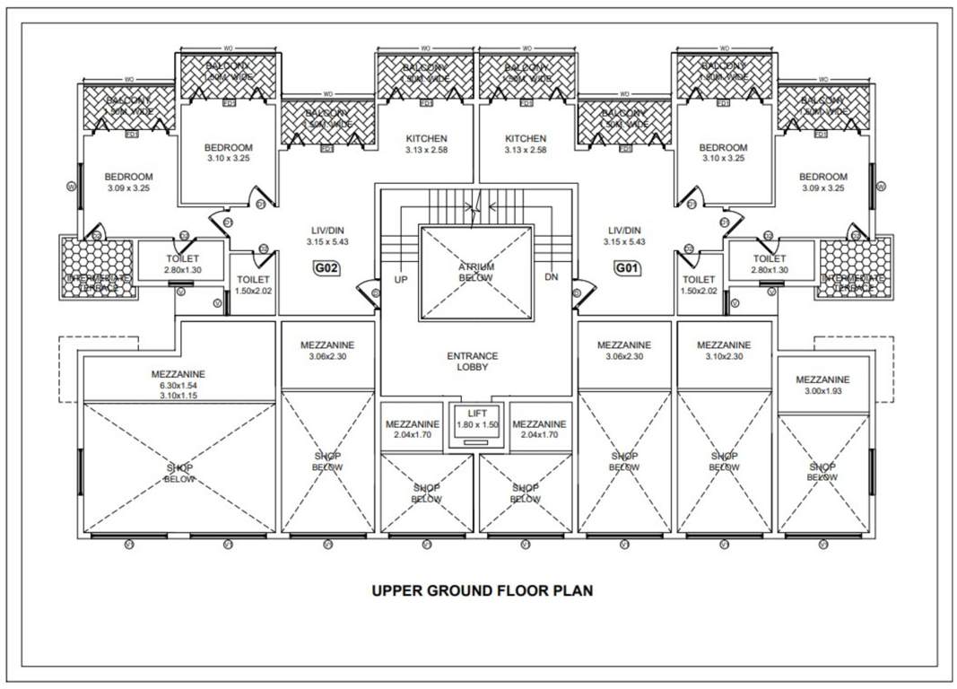  nature height residency Nature Height Residency Cluster Plan for Upper ground Floor