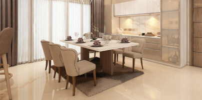  amulya greenlands villa Dining Area