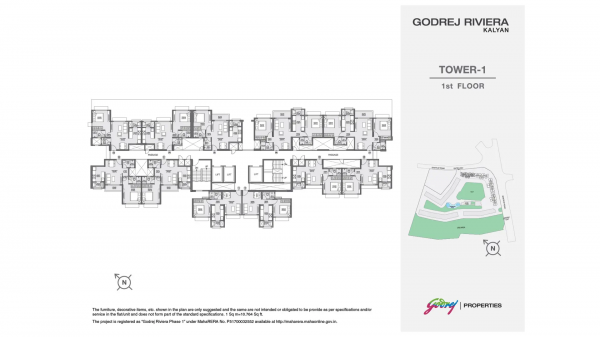  riviera-phase-1 Tower 1 Cluster Plan