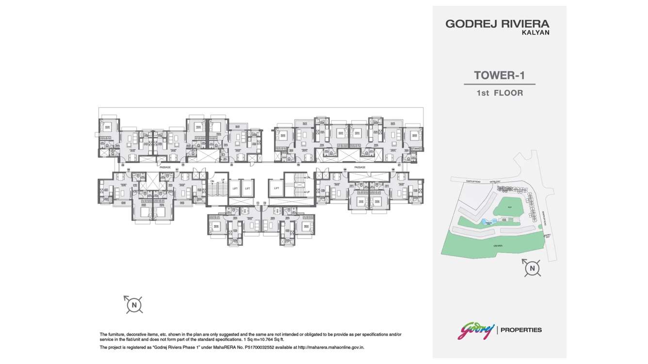  riviera phase 1 Tower 1 Cluster Plan