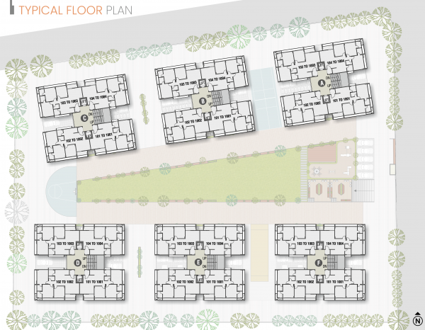  sky Block D Cluster Plan