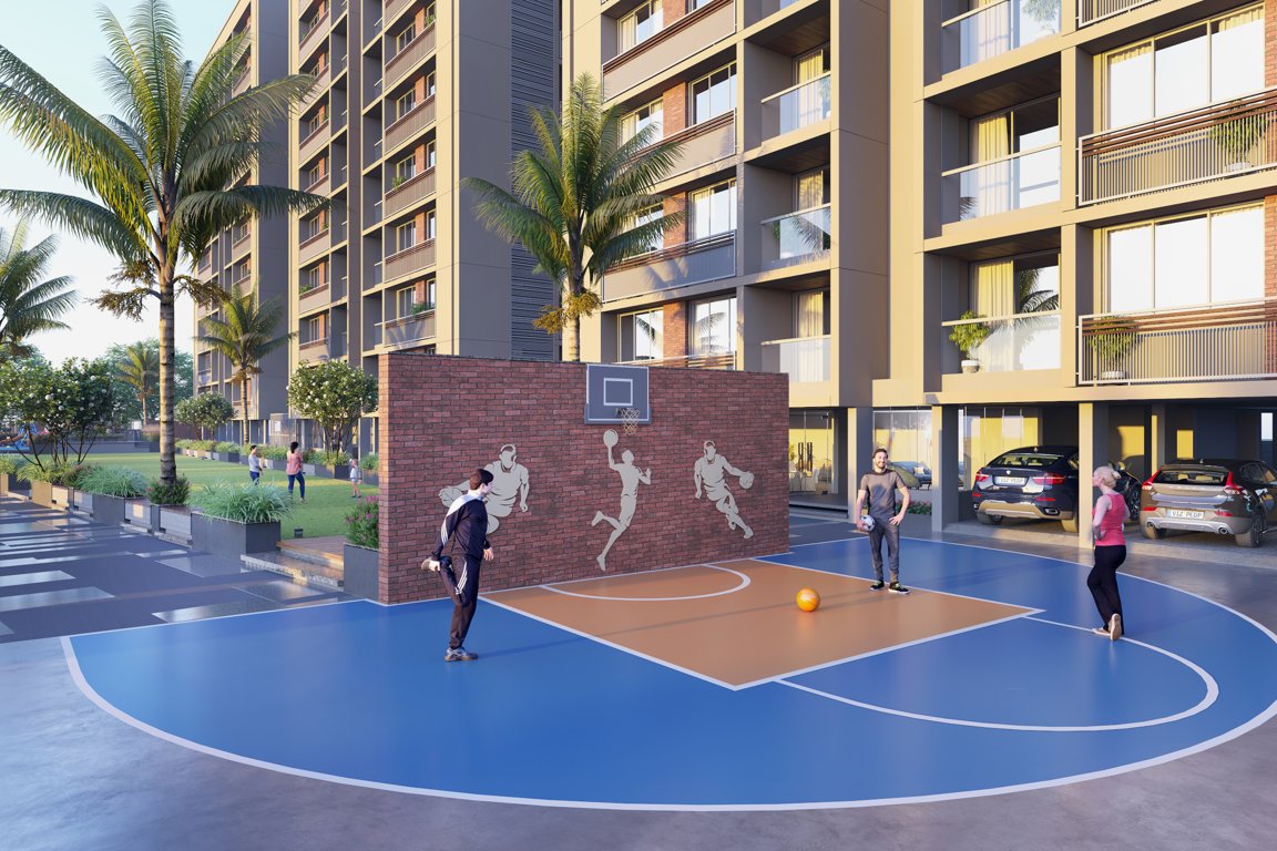  sky Basketball Court