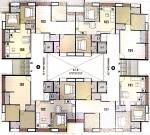  arjun-homes Block A & B Cluster Plan from 1st to 7th Floor