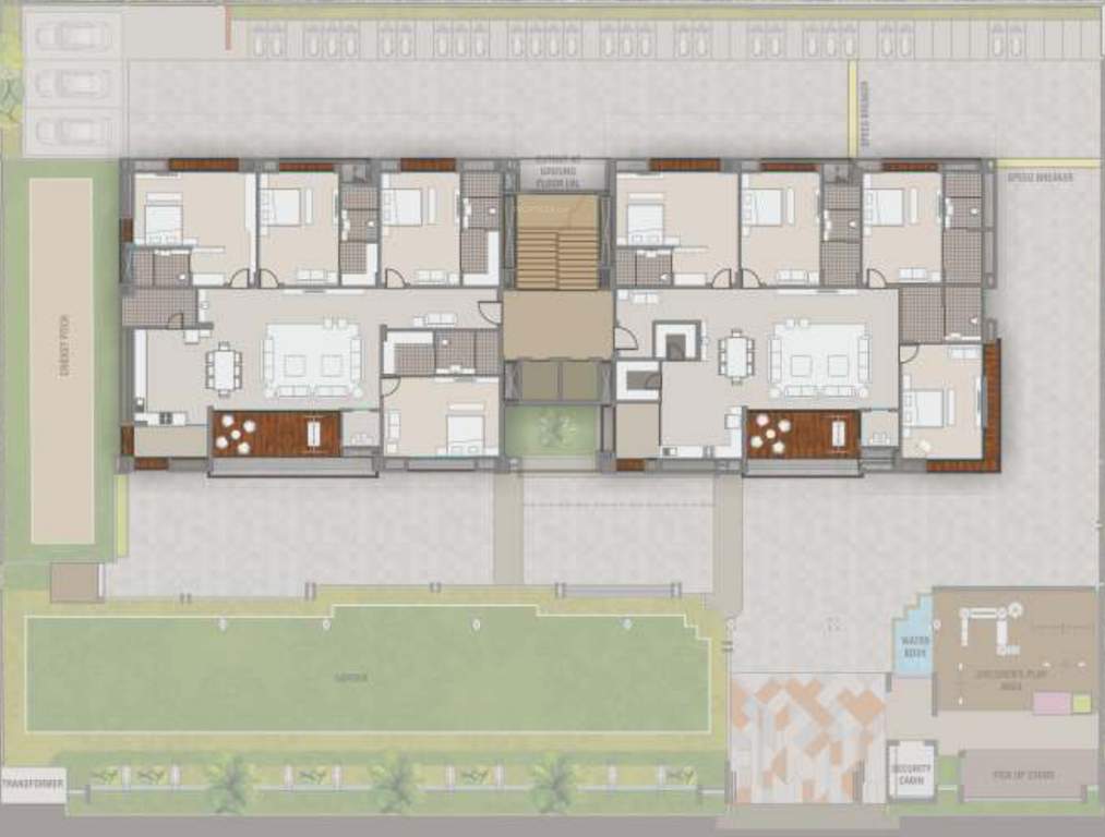  heights Block A Cluster Plan from 1st to 11th Floor