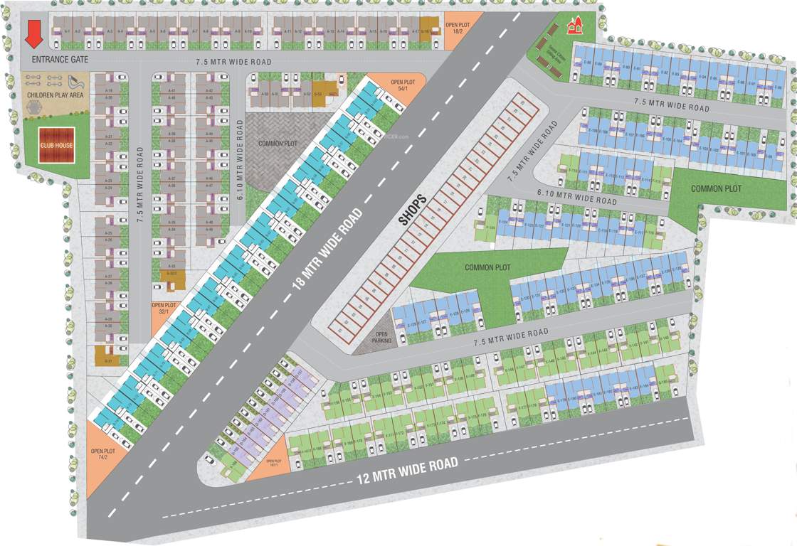  residency Layout Plan