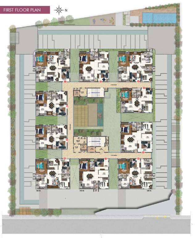 evolve E11 Evolve First Floor Cluster Plan