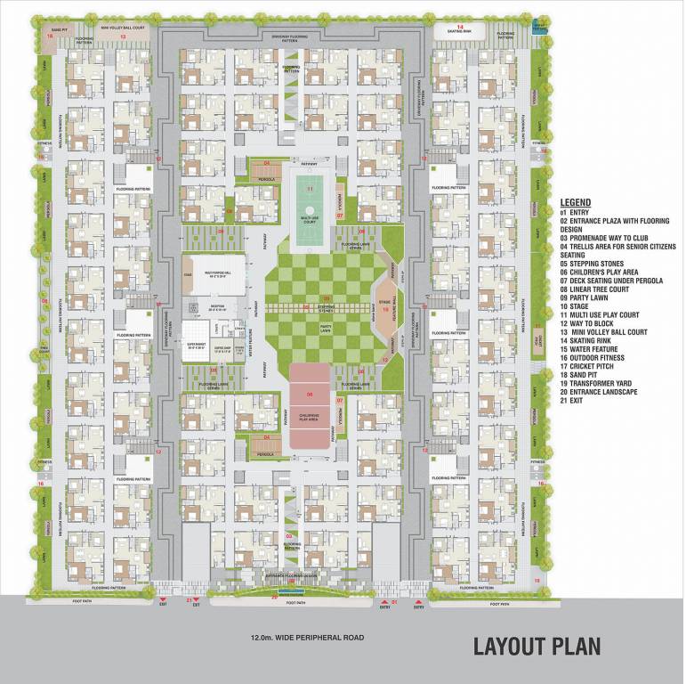  gmr springfield block c and d Layout Plan