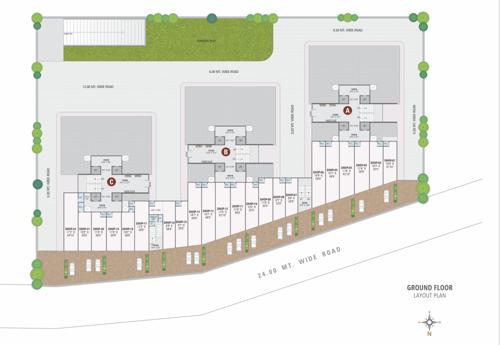  revanta-3 Block A,B,C Cluster Plan For Ground Floor