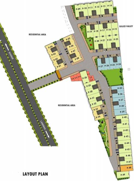 nature-city-apartment Layout Plan