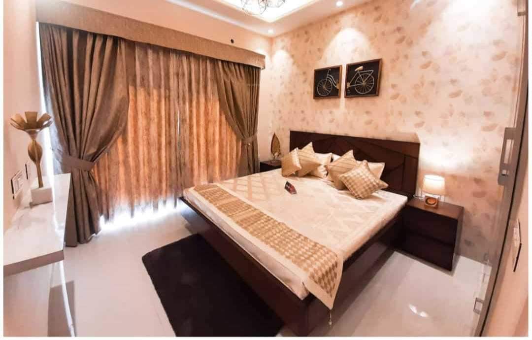 nature city apartment Bedroom