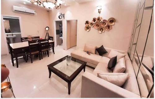  nature-city-apartment Living Area