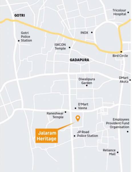  jalaram-heritage Location Plan