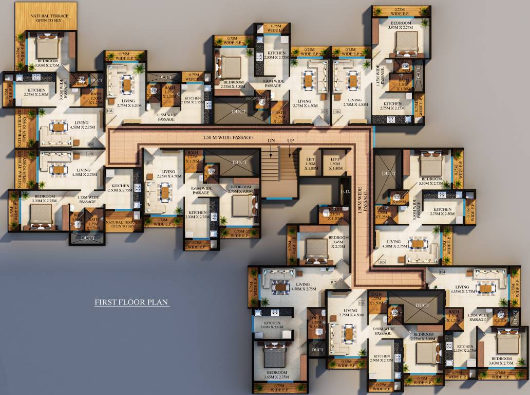  pride Pride Wing C Cluster Plan For 1st Floor