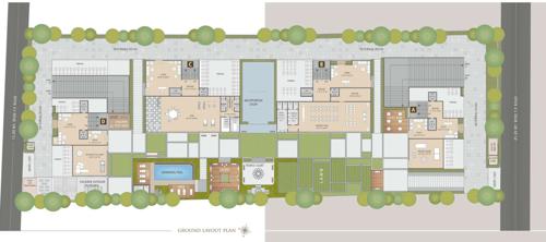 Building A , Building B, BuildingC And Building D Cluster Plan for ground Floor millionaires-lifestyle Building A , Building B, BuildingC And Building D Cluster Plan for ground Floor