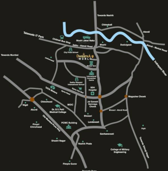  dwaarka-world Location Plan