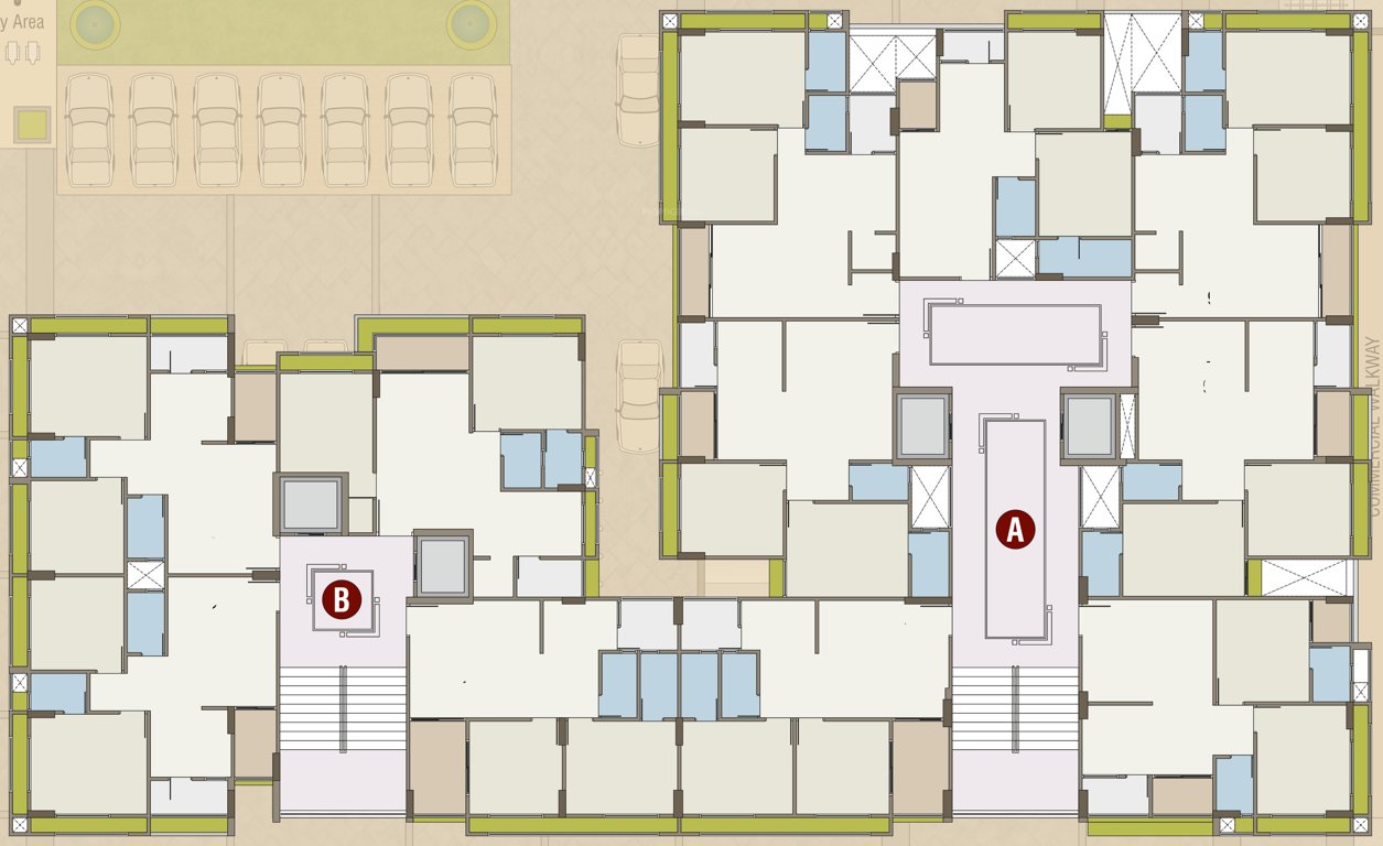  swagatam 99 A, B Typical Cluster Plan