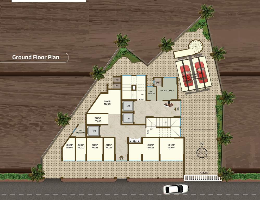  star right heights Star Right Heights Cluster Plan For Ground Floor