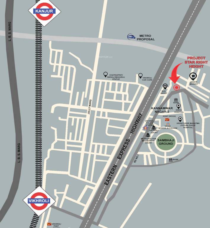  star right heights Location Plan