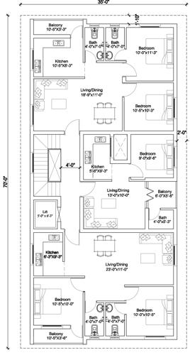  iniyal-ilam Iniyal Ilam Cluster Plan from 1st to 2nd Floor