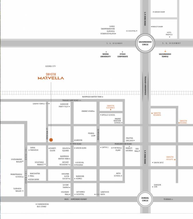  swastik marvella Location Plan