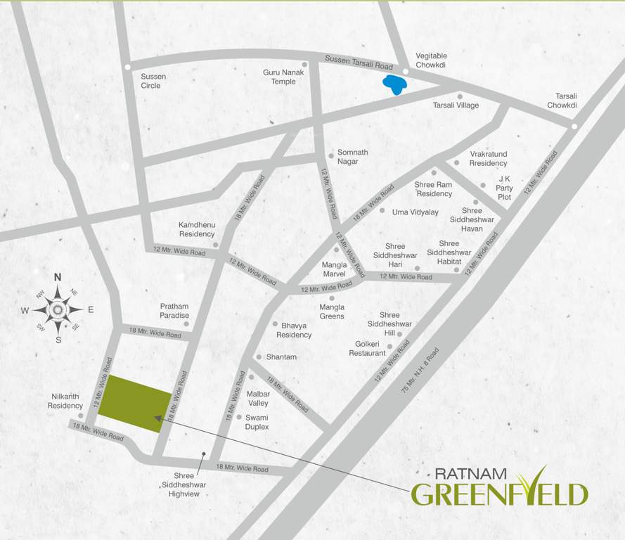  ratnam greenfield  Location Plan