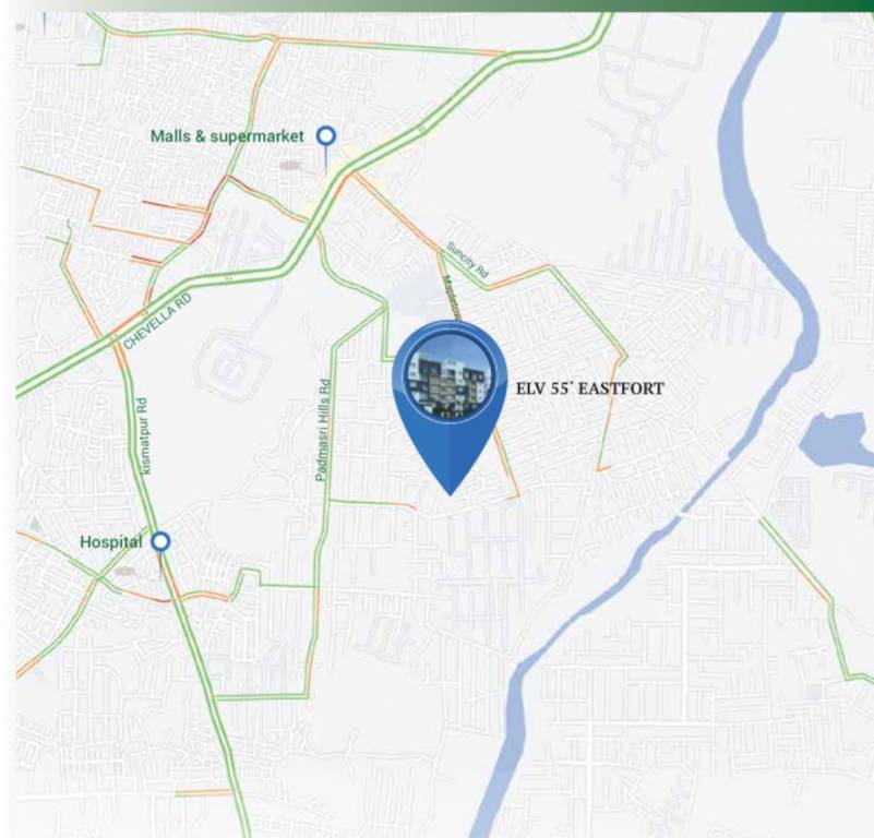  55 east fort Location Plan