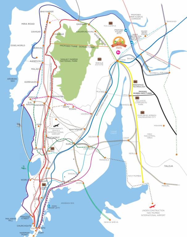  dosti tulip dosti west county Location Plan