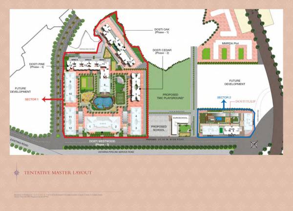  dosti-tulip-dosti-west-county Master Plan