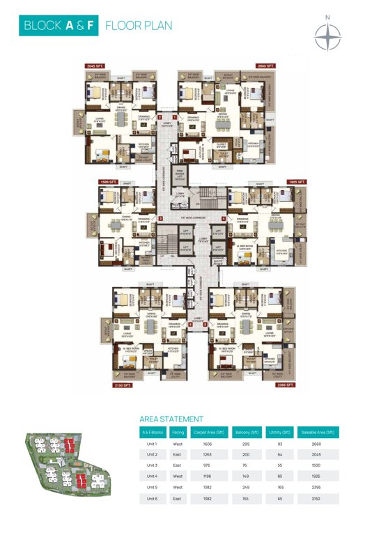  the vue residences Block A Cluster Plan