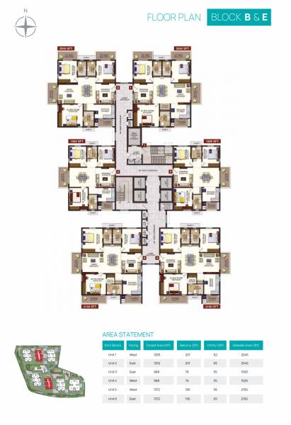 the-vue-residences Block B Cluster Plan