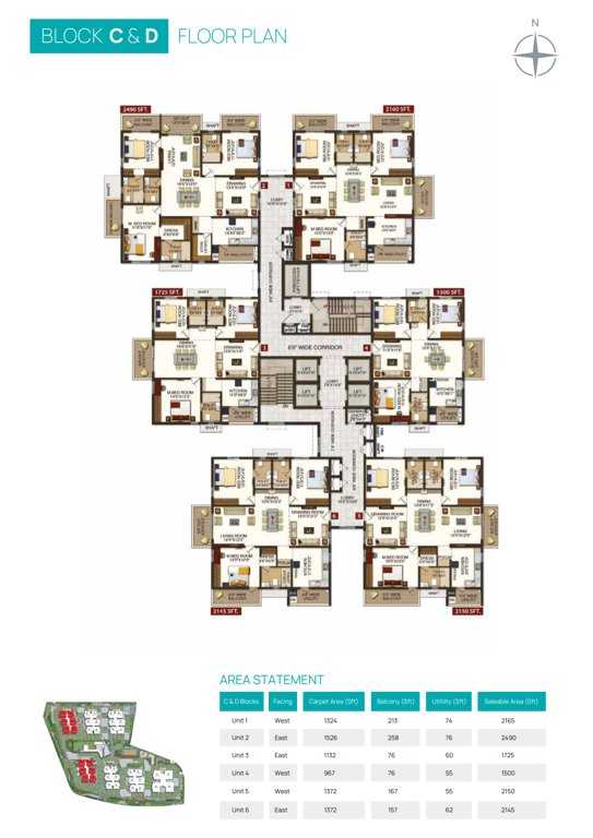  the vue residences Block C Cluster Plan