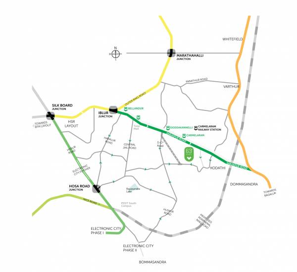 Location Plan 63-degree-east-tower-f Location Plan