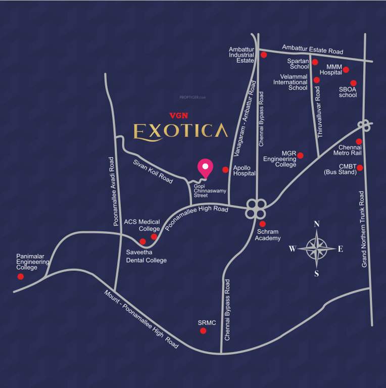  exotica Location Plan