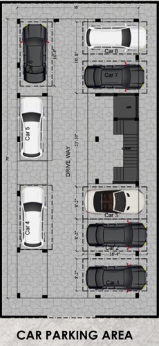  grand 2RV Grand Car Parking Cluster Plan