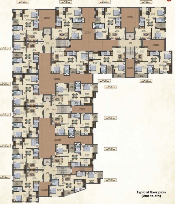  queens park Banayan Cluster Plan for 1st Floor