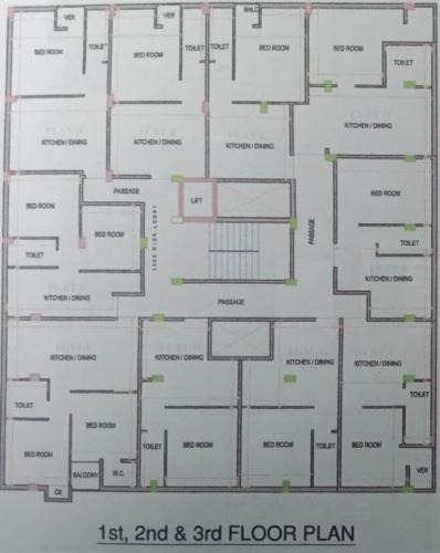  radha-kunj Radha Kunj Cluster Plan from 1st to 3rd Floor