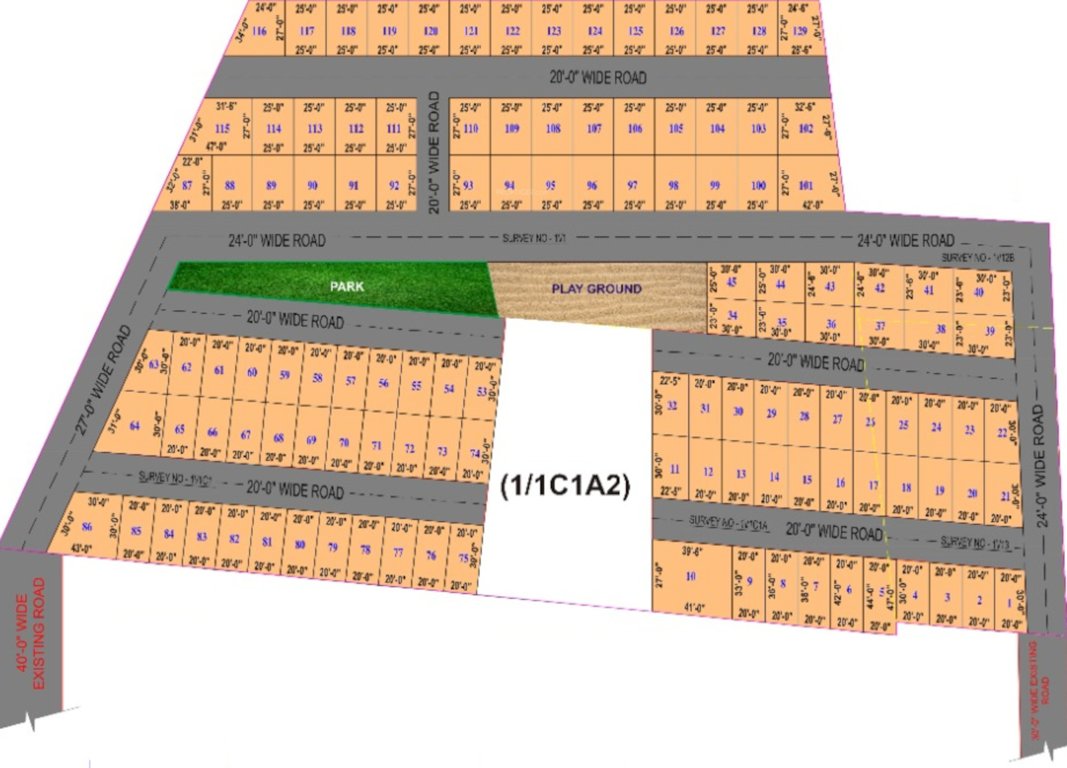  yuvashri nagar Layout Plan