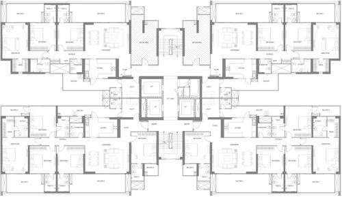 Plumeria Tower 10 Cluster Plan From 20th To 30th Floor woods-phase-3 Plumeria Tower 10 Cluster Plan From 20th To 30th Floor