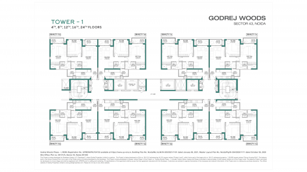 Cluster Plan godrej-woods Cluster Plan