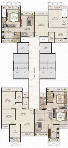  majestic-icon Majestic Icon Cluster Plan For 11th Floor