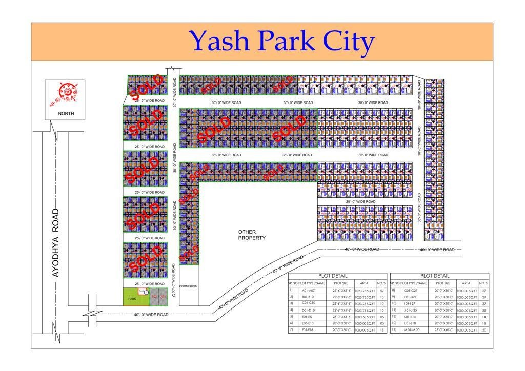  park city Layout Plan
