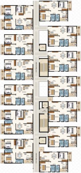 shrusti Block B Typical Cluster Plan