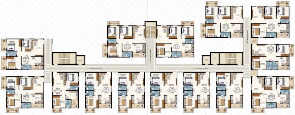  shrusti Block C Typical Cluster Plan